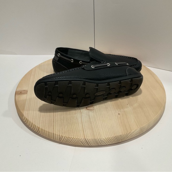 Used Like New GBX Ludlam Black Slip On Loafer‎ Driving Shoes Men Size 10M - Picture 4 of 6